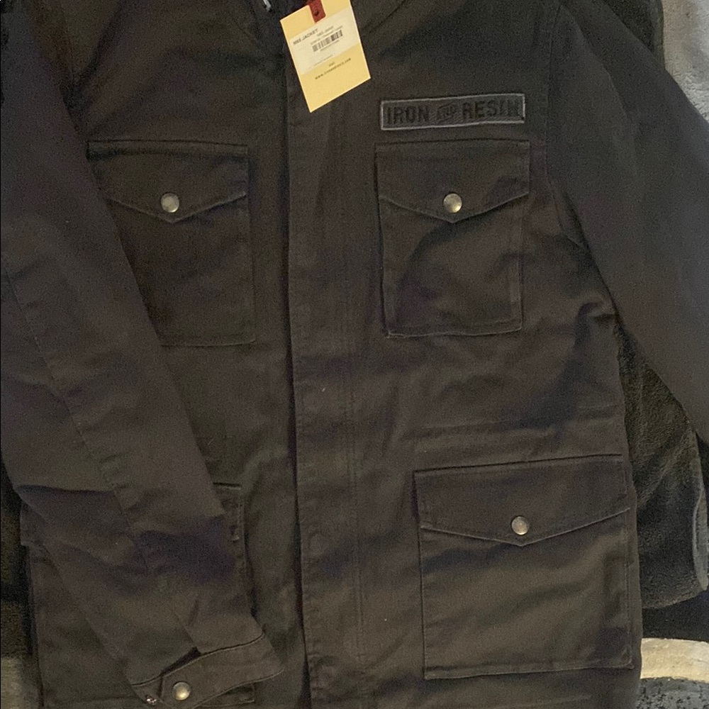 Iron & Resin Black Jacket